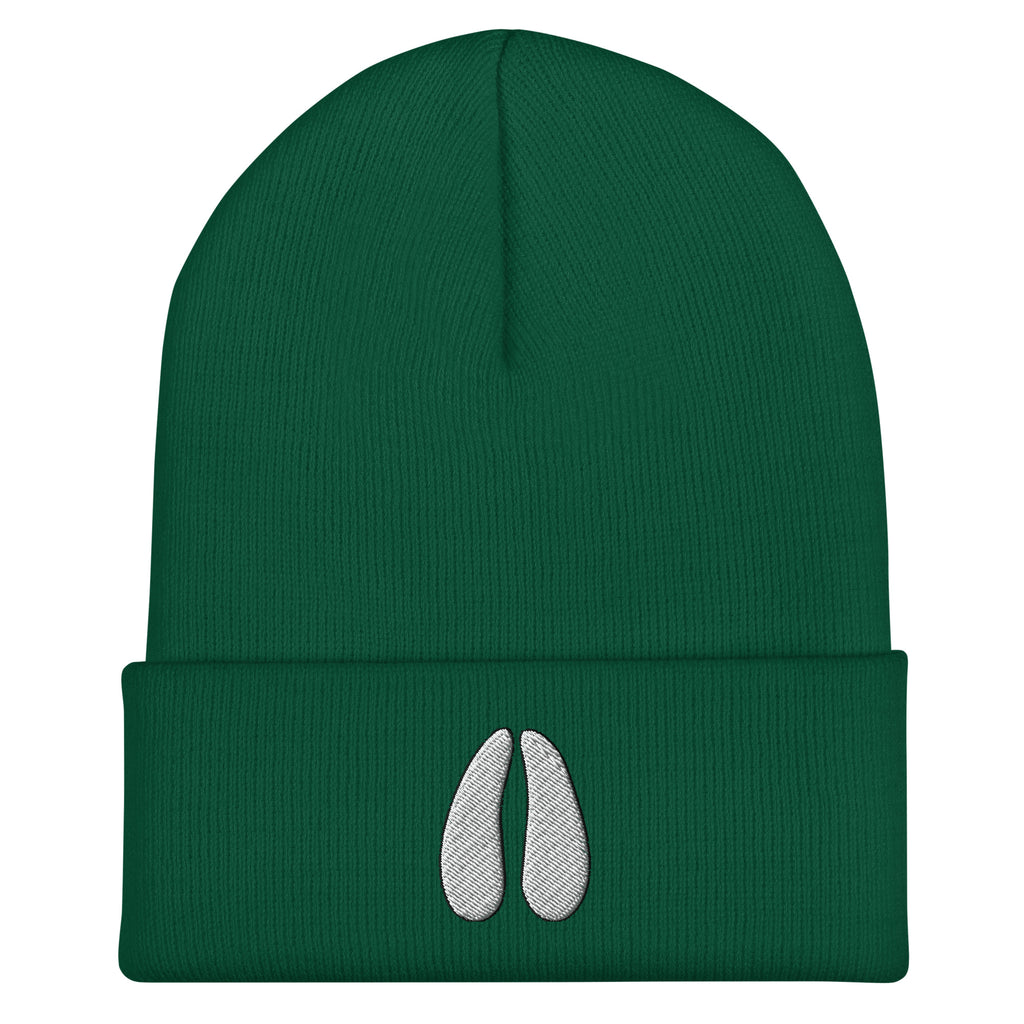 Spruce deer track embroidered beanie – deer hunting cold weather hat for men and women