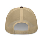 May the Forest Be With You brown khaki mesh trucker hat back view – adjustable snapback closure